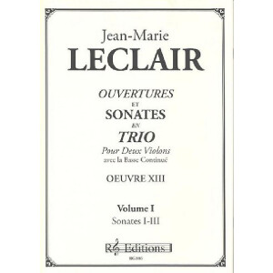 Ouvertures et sonates en trio op.13 vol.1