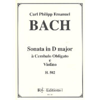Sonate d-Moll H502 für Violine und Cembalo