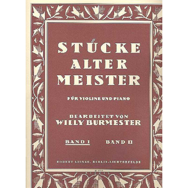 Stücke alter Meister Band 1
