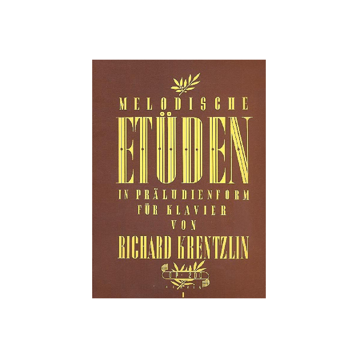 Melodische Etüden in Präludien box