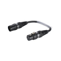 Sommer Cable adapter cable 3-pin XLR(F)/5-pin XLR(M) 0.15m
