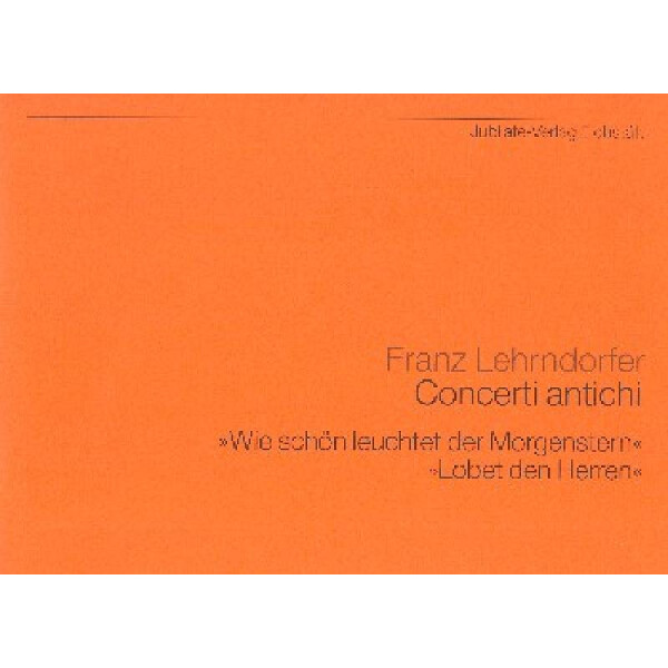 Concerti antichi für Orgel