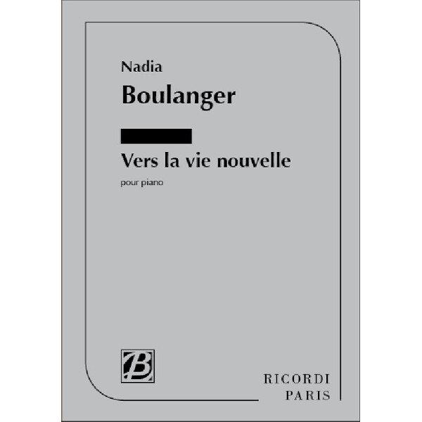 Vers la vie nouvelle