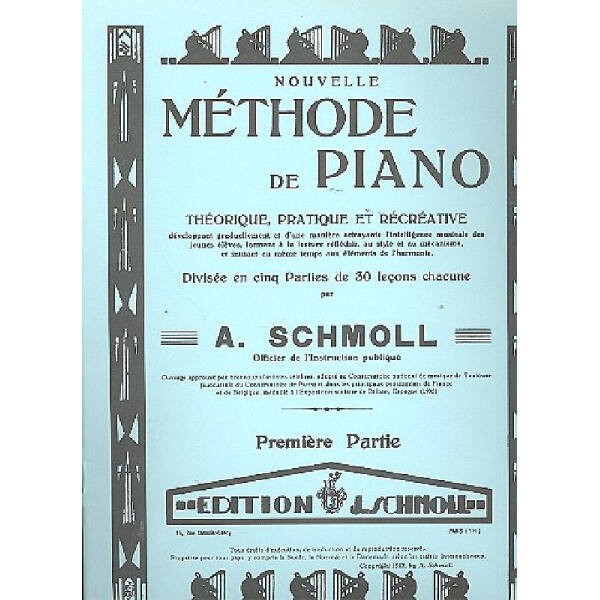 Nouvelle méthode de piano vol.1