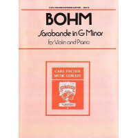 Sarabande g minor for violin and