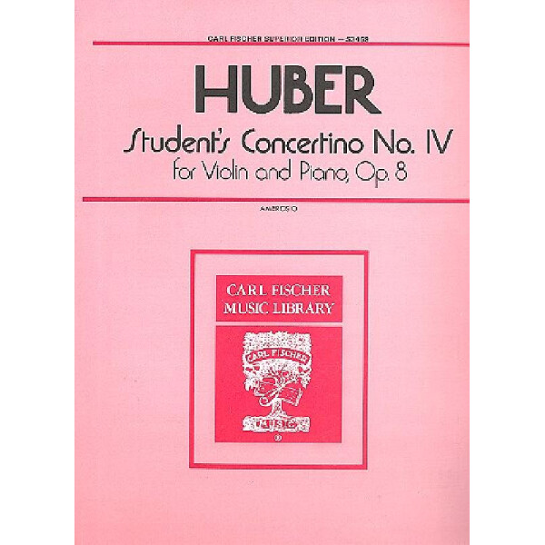 Students concertino G major no.4 op.8