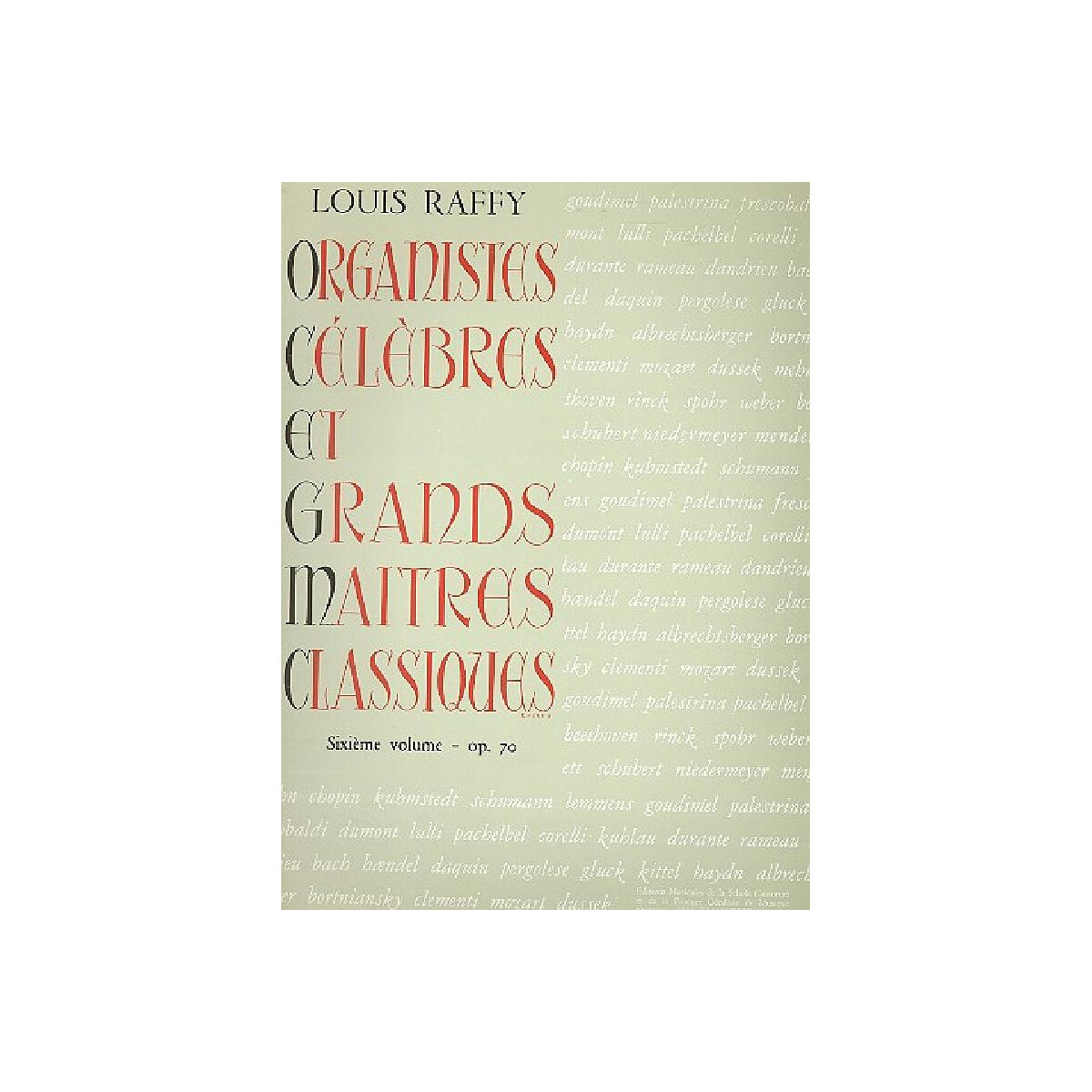 Organistes célèbres et grands