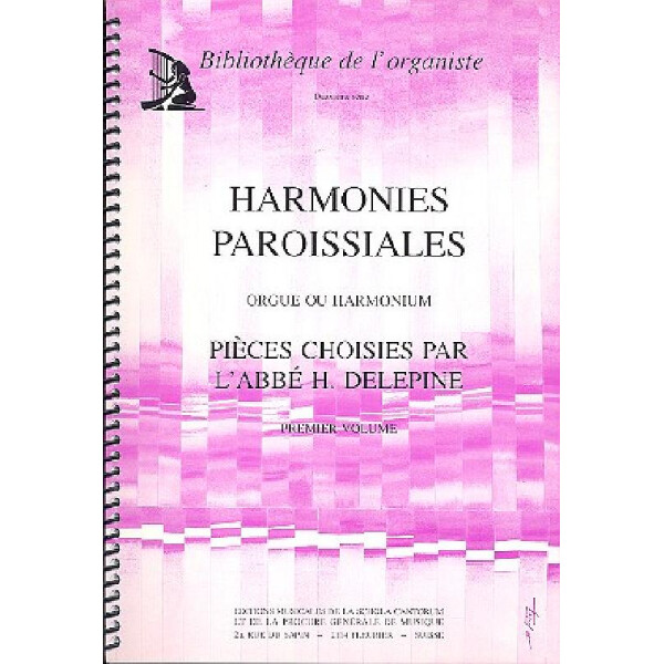 Harmonies paroissiales vol.1 pour orgue