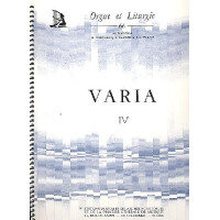 Varia 4 6 pieces pour orgue