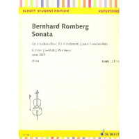 Sonate e-Moll op.38,1 für Violoncello und Klavier