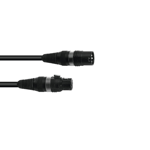 Sommer Cable DMX cable XLR 3-pin 1m sw Hicon