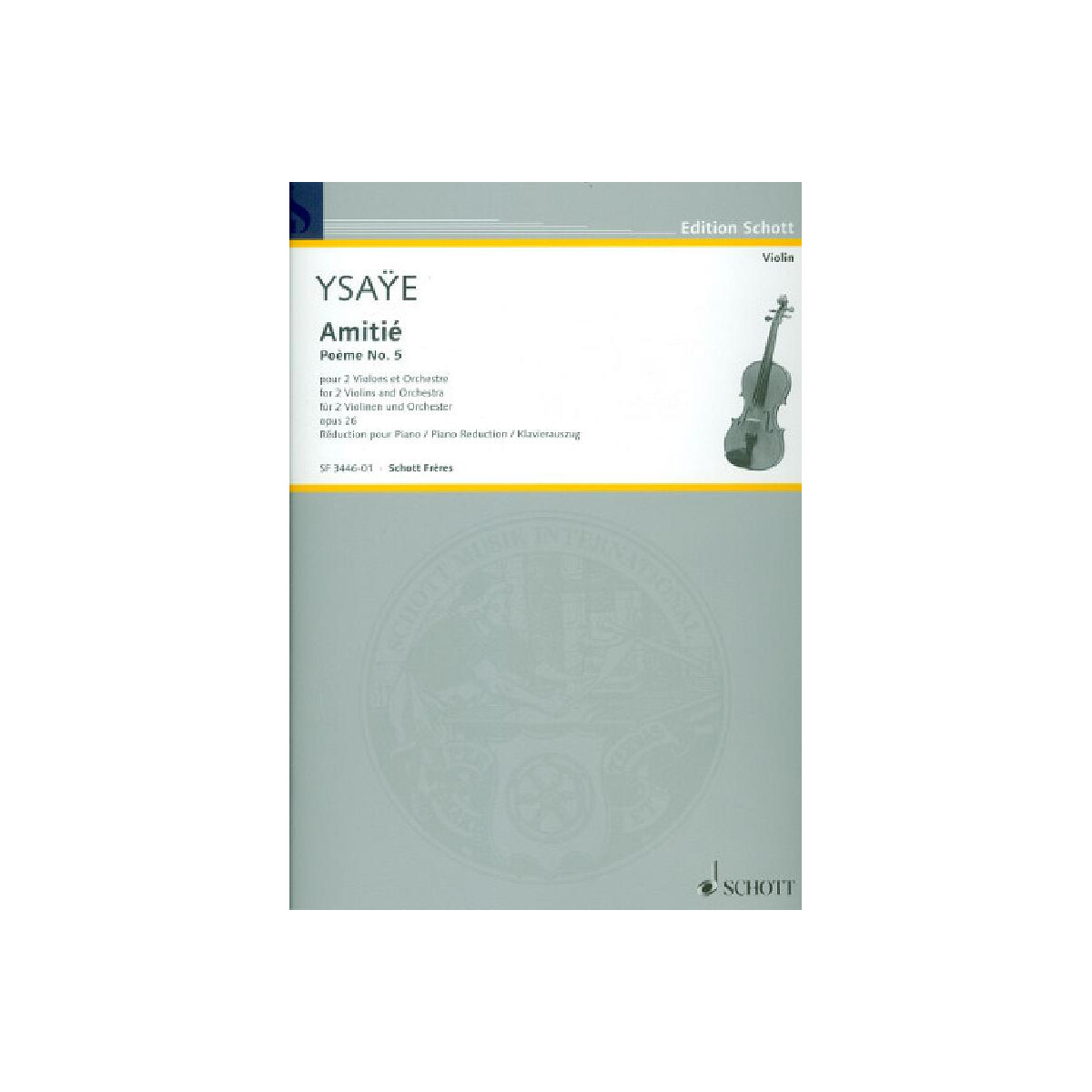 Amitié op.26 für 2 Violinen  box