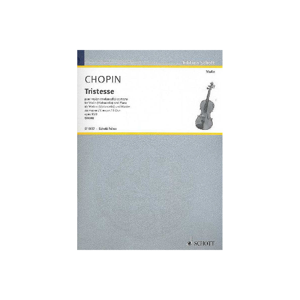 Tristesse op.10,3 für Violine (Violoncello)