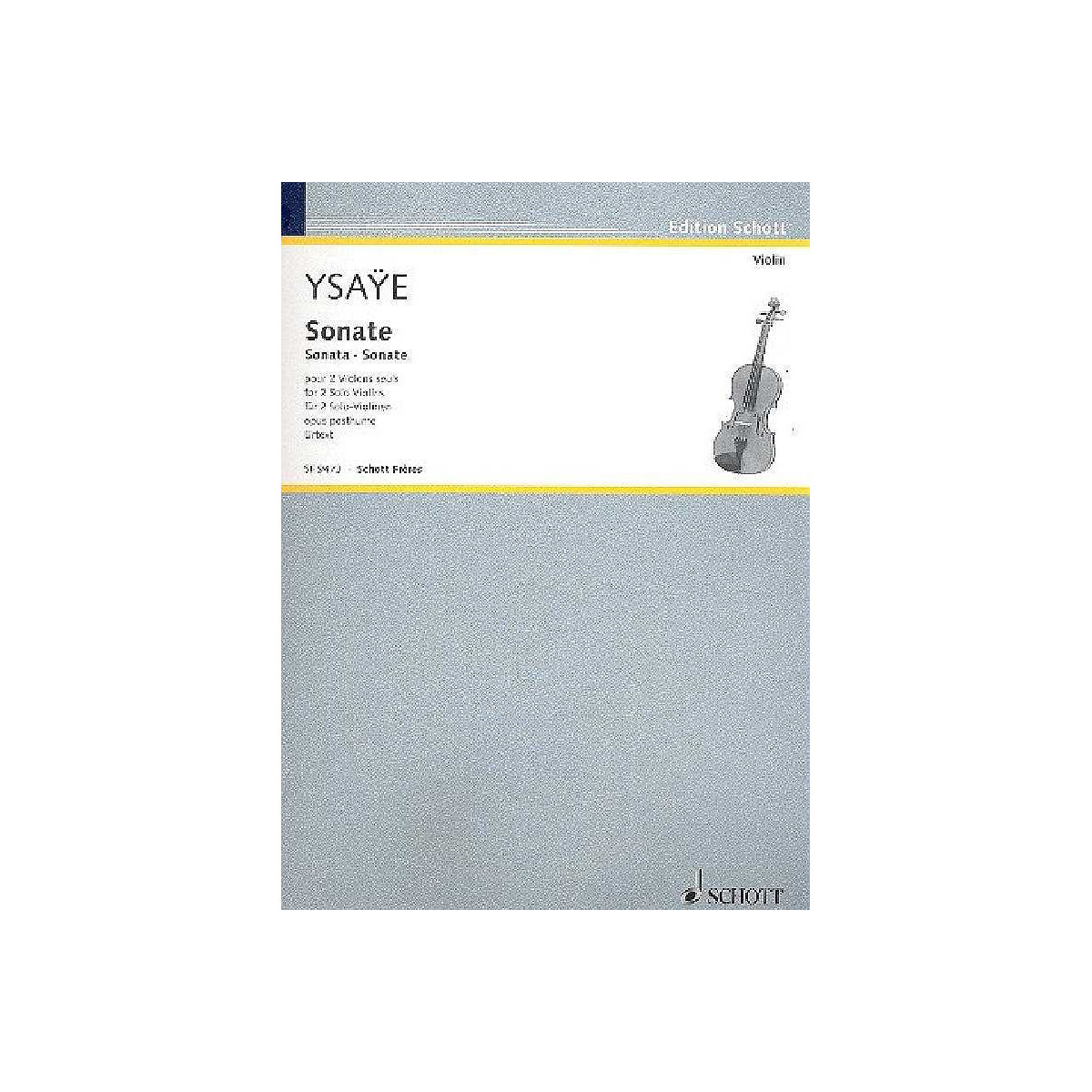 Sonate op.posthume pour 2 violons