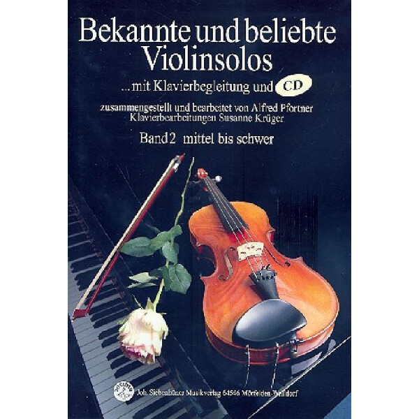Bekannte und beliebte Violinsolos Band 2 (+CD)