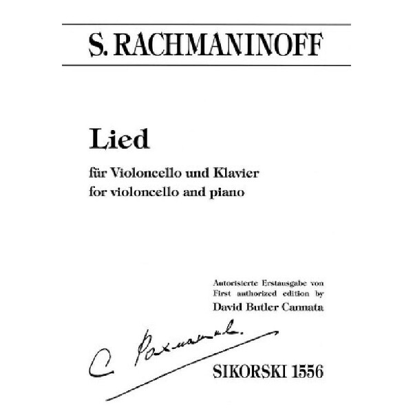 Lied für Violoncello und Klavier