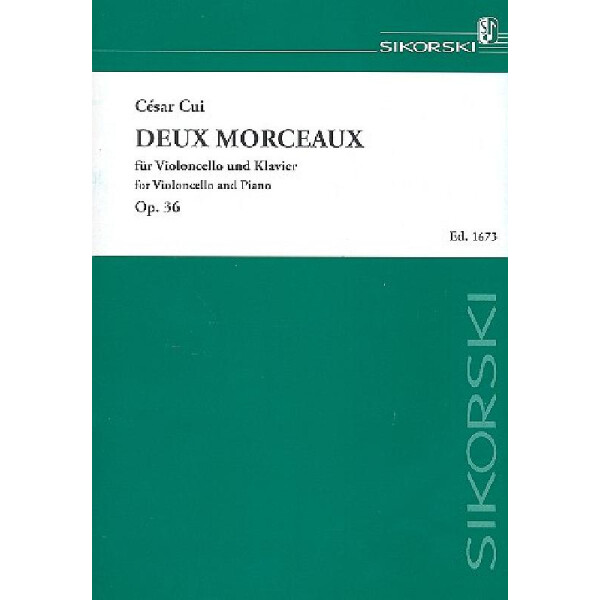2 Morceaux op.36  für Violoncello