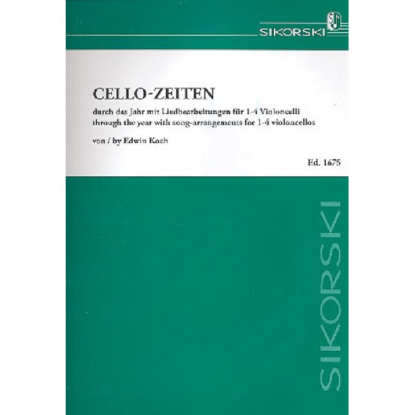 Cello-Zeiten für 1-4 Violoncelli