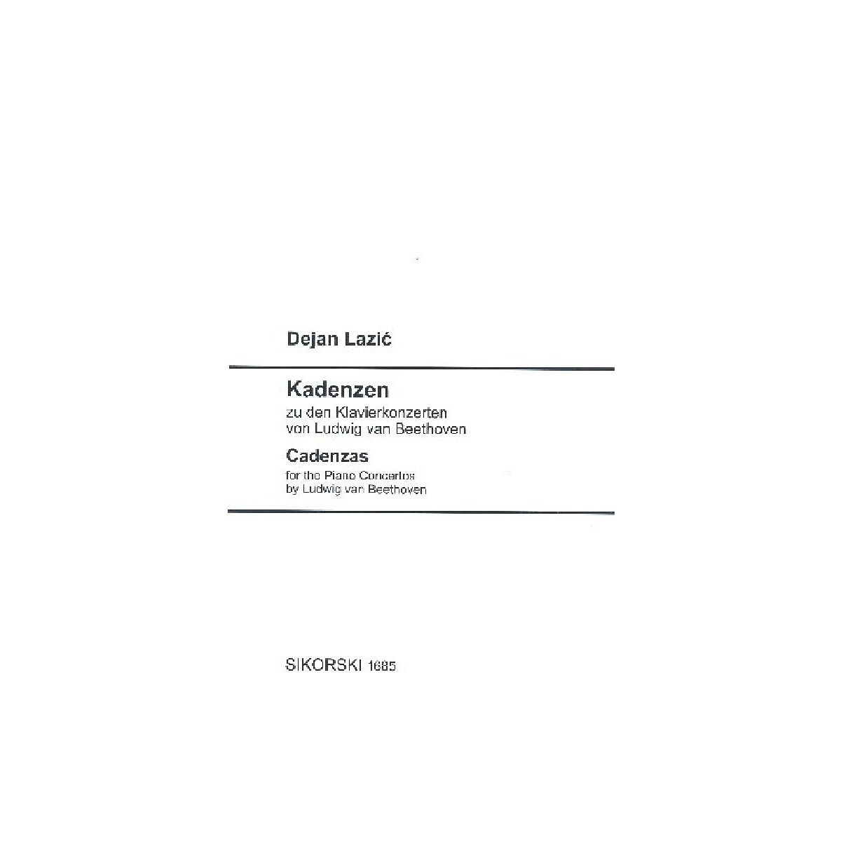 Kadenzen  zu den Klavierkonzerten von Lu box