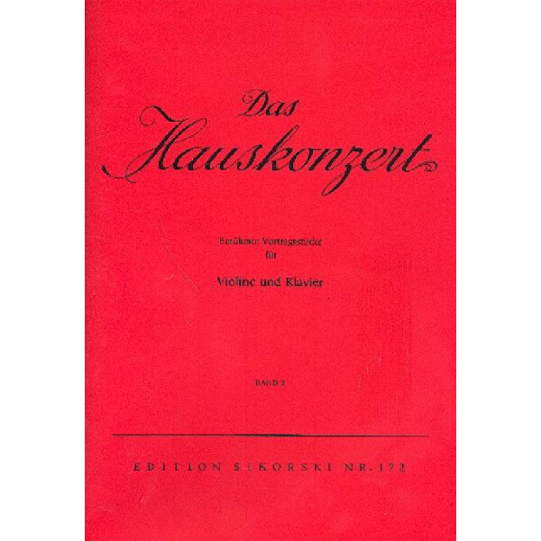 Das Hauskonzert Band 2 für