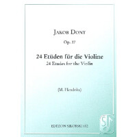 24 Etüden op.37 für Violine