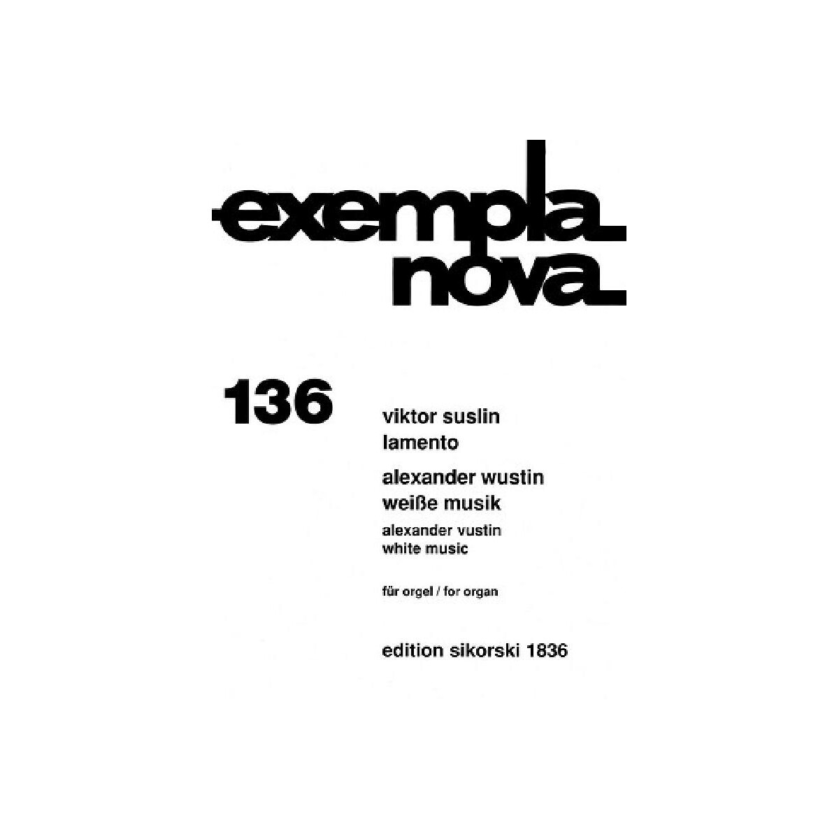 Lamento für Orgel box