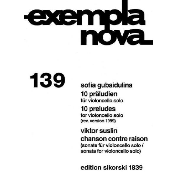 10 Präludien für Violoncello solo