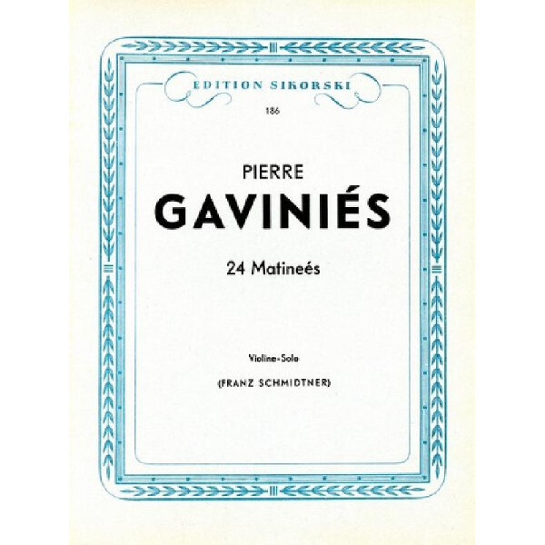 24 Matinées für Violine