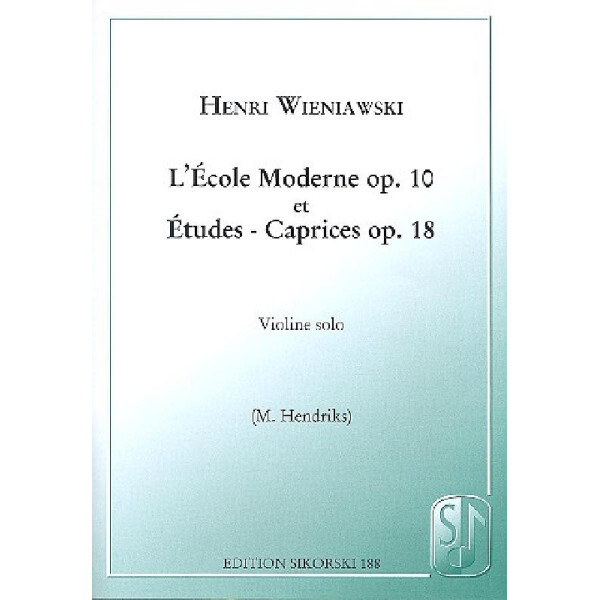 Lécole moderne op.10 et études-caprices op.18