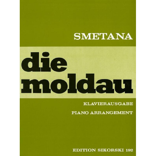 Die Moldau für Klavier