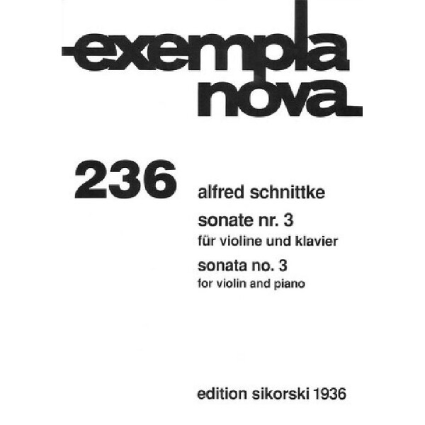 Sonate Nr.3 für Violine und Klavier
