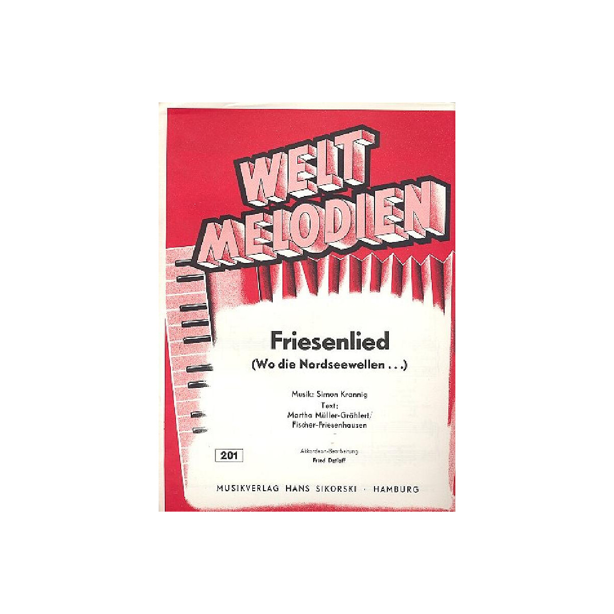 Friesenlied für Akkordeon box