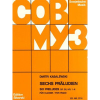 6 Präludien op.38 für Klavier