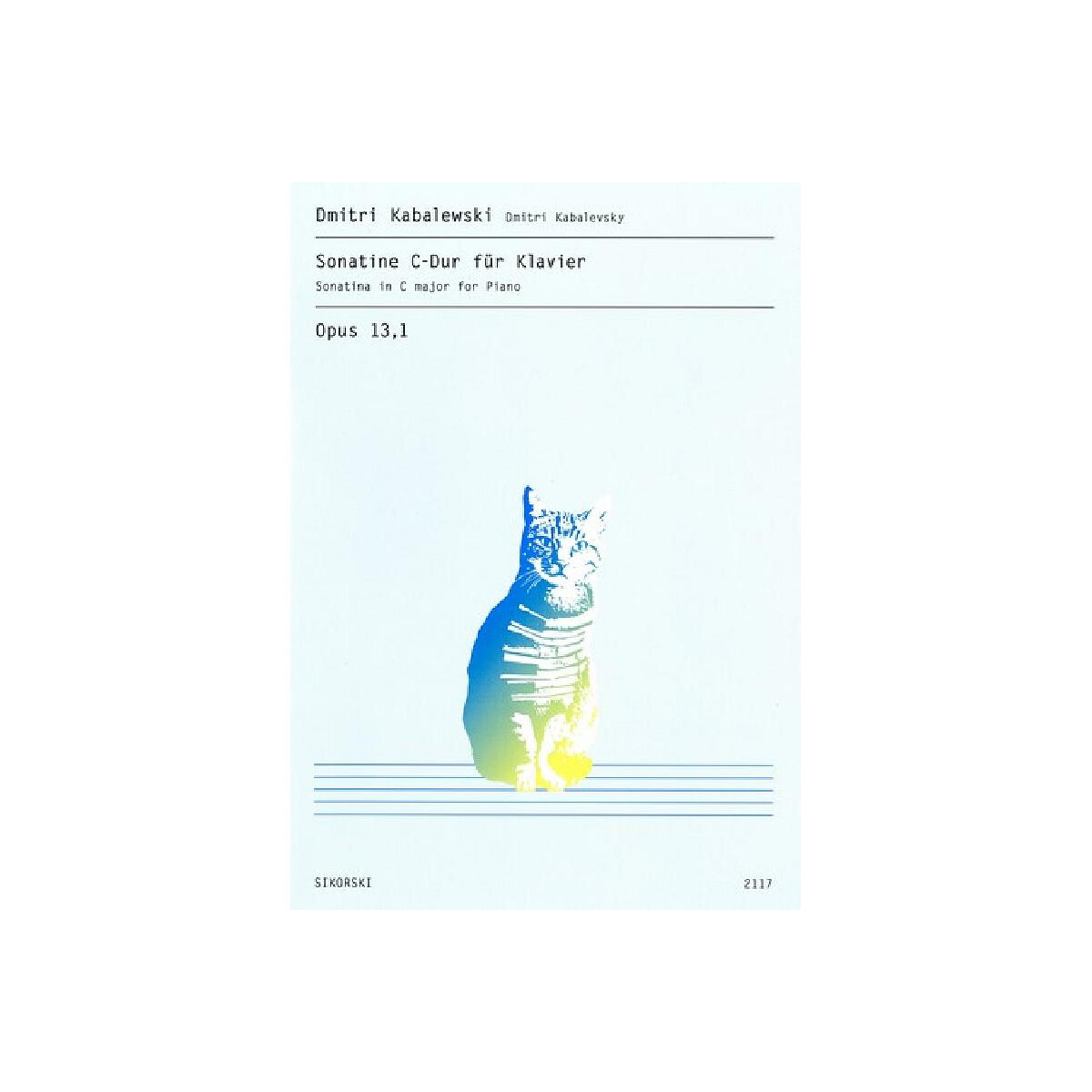 Sonatine op.13,1 für Klavier box