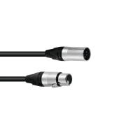 Sommer Cable DMX cable XLR 5-pin 3m sw Neutrik