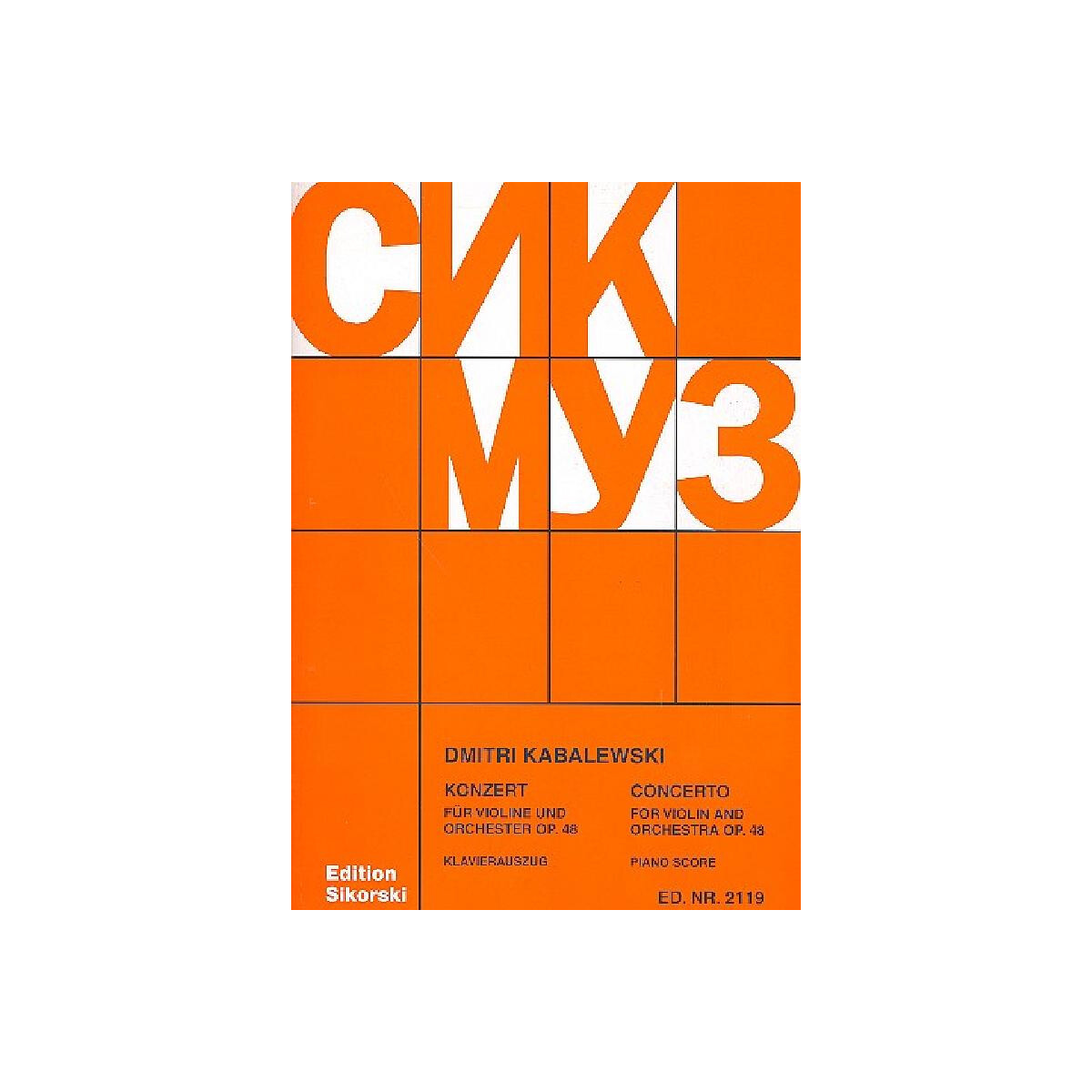 Konzert op.48 für Violine