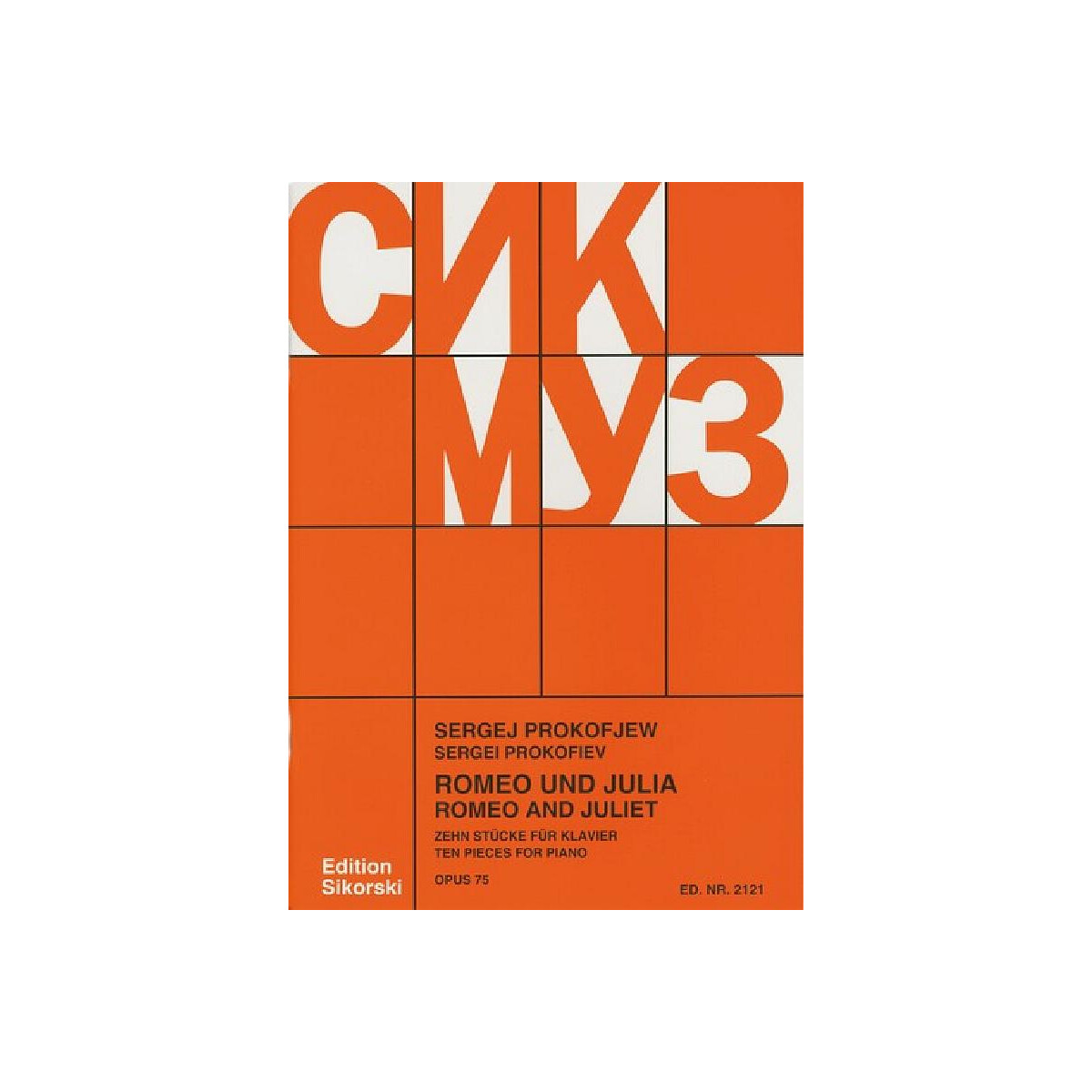 10 Stücke aus Romeo und Julia op.75 box