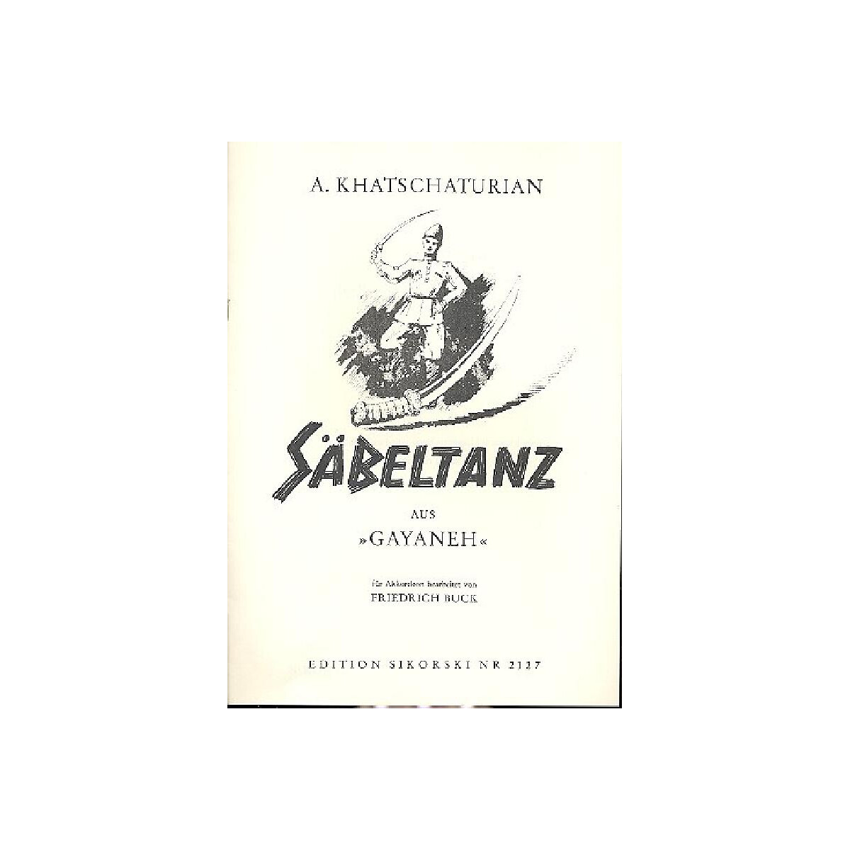 Säbeltanz aus dem Ballett box