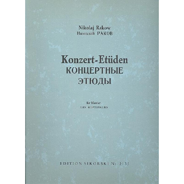 Konzert-Etüden für Klavier