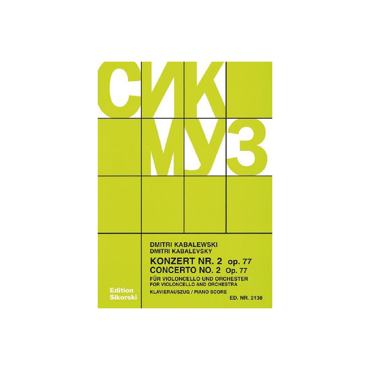 Konzert Nr.2 op.77 für Violoncello box