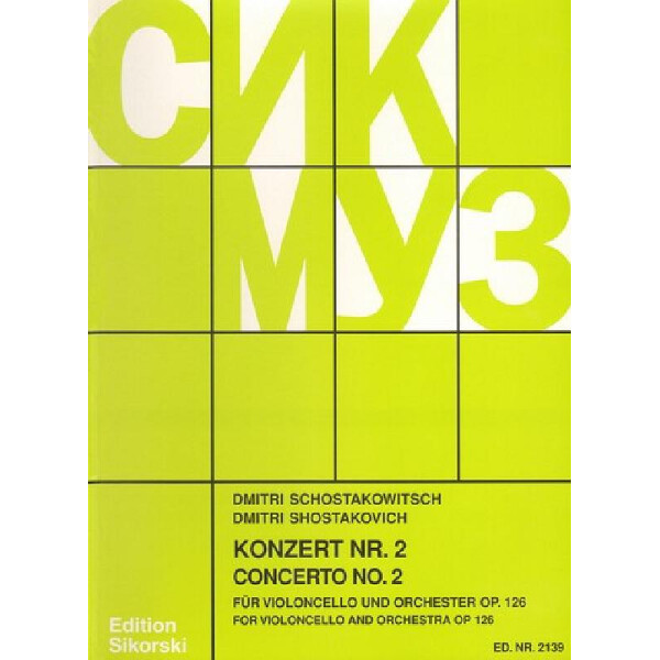 Konzert Nr.2 op.126 für Violoncello