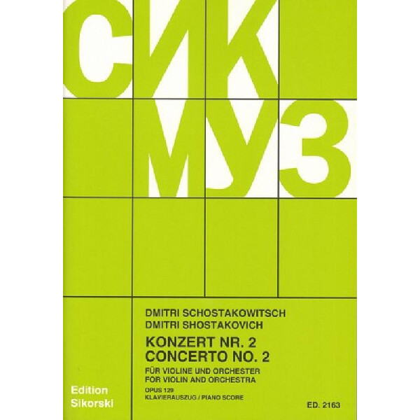 Konzert Nr.2 op.129 für Violine