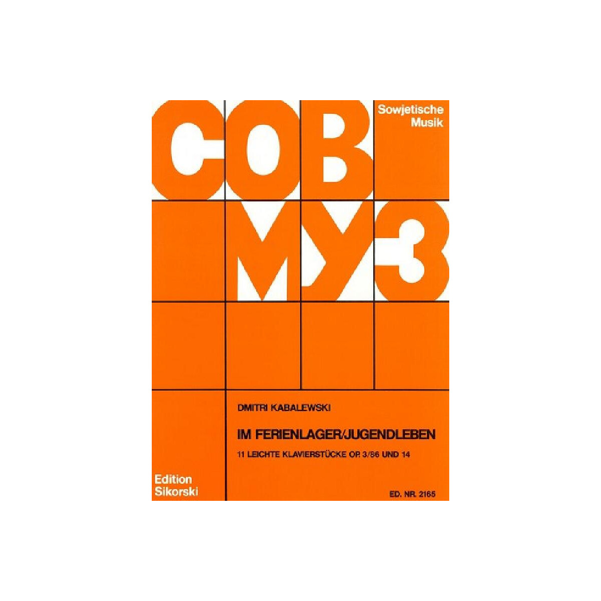 Im Ferienlager op.3,86 und  Jugendlieben box