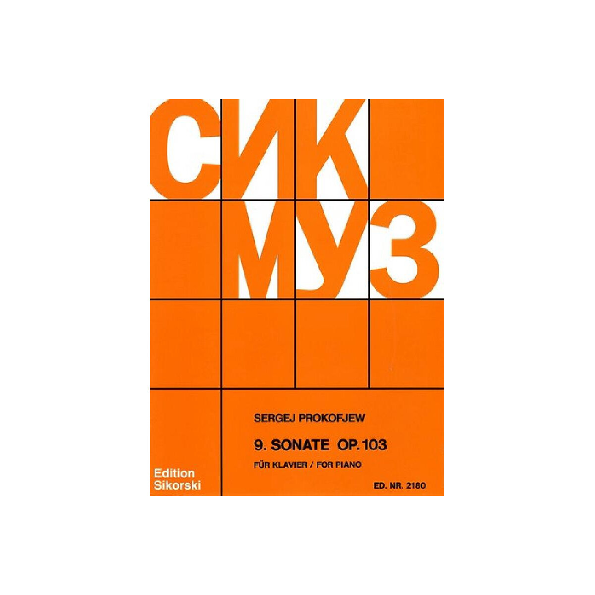 Sonate Nr.9 op.103 für Klavier box