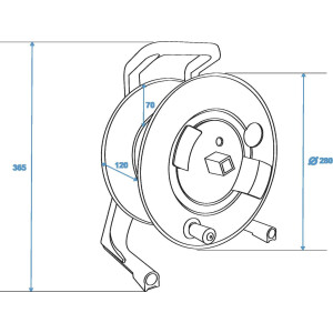 Schill Kabeltrommel IT266.RM A=280/C=11