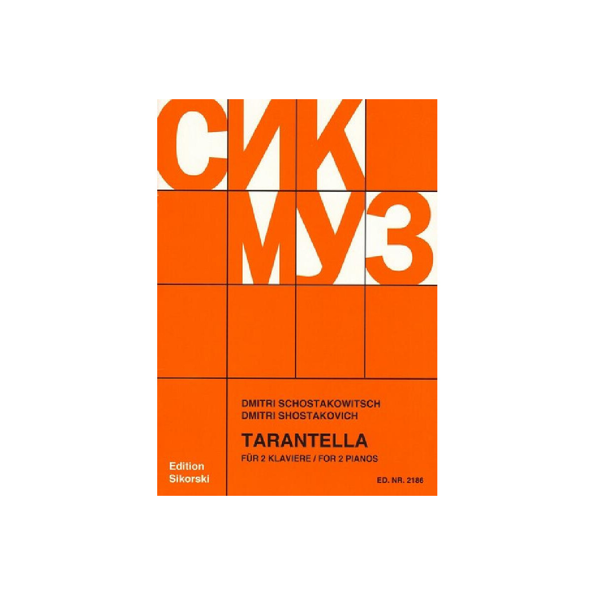 Tarantella für 2 Klaviere box