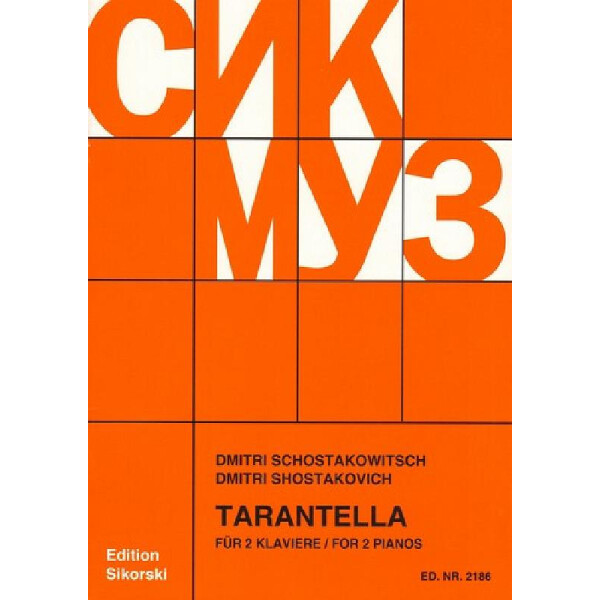 Tarantella für 2 Klaviere