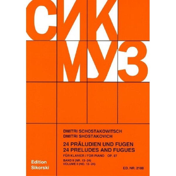 24 Präludien und Fugen op.87