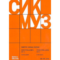 4 Präludien op.5 für Klavier