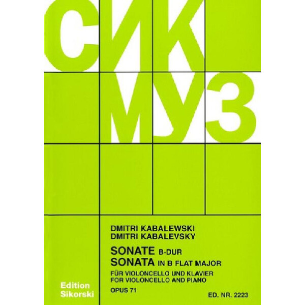 Sonate op.71 für Violoncello